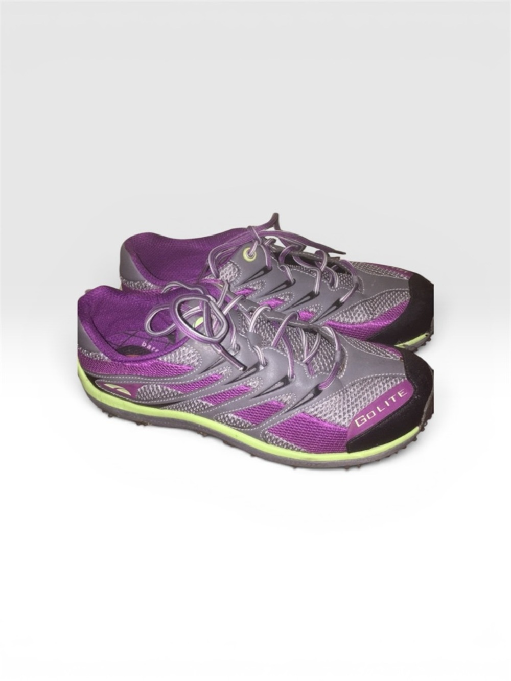 GoLite Trail Running Hiking Shoes Women's Athletic Shoes Purple and Gray Sz 8.5